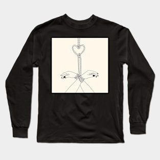 HANDS TIED FORMING HEART Long Sleeve T-Shirt